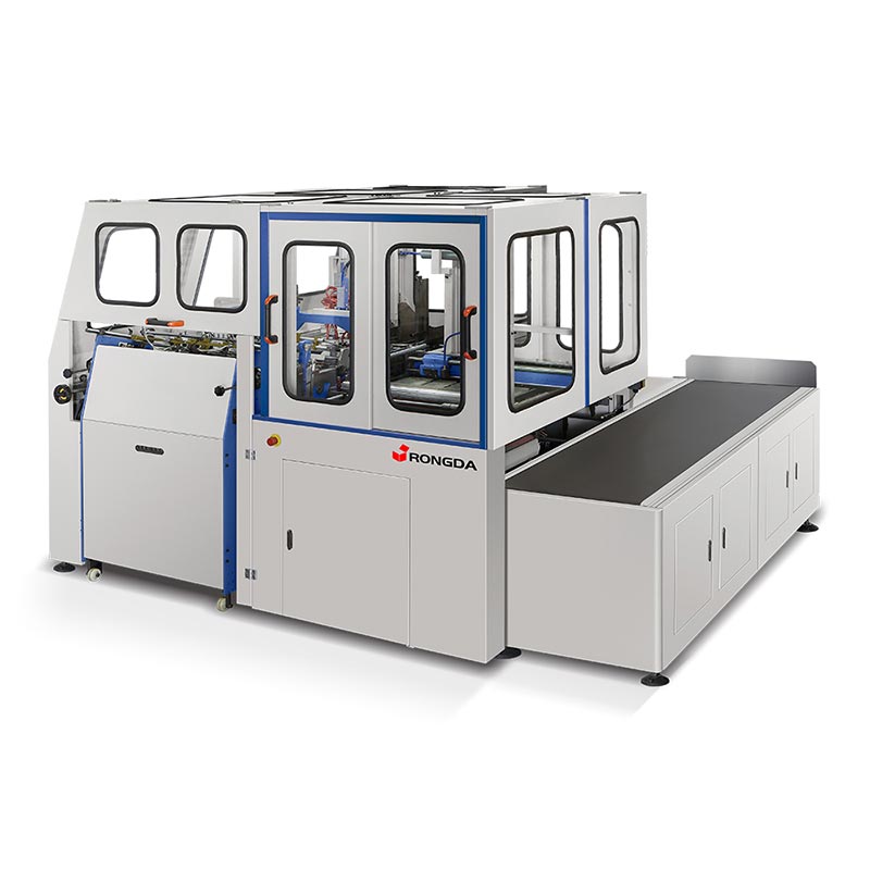 Avtomatski izdelovalec zabojev z okroglim kotom